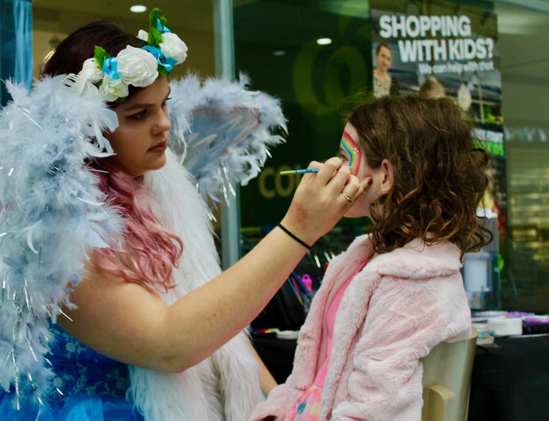 George Phillips: Face painting, Highbury Mall