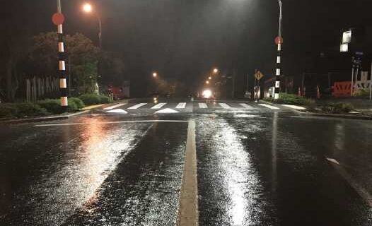 Carolyn Glasson Rawene Road in the Rain