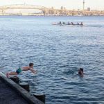 Claire Humphries: A Dip With Dad on a Summer Evening