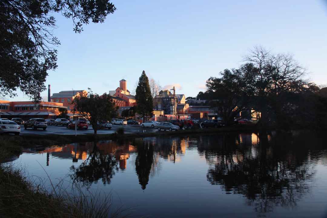 Chelsea Sugar Works at Dusk