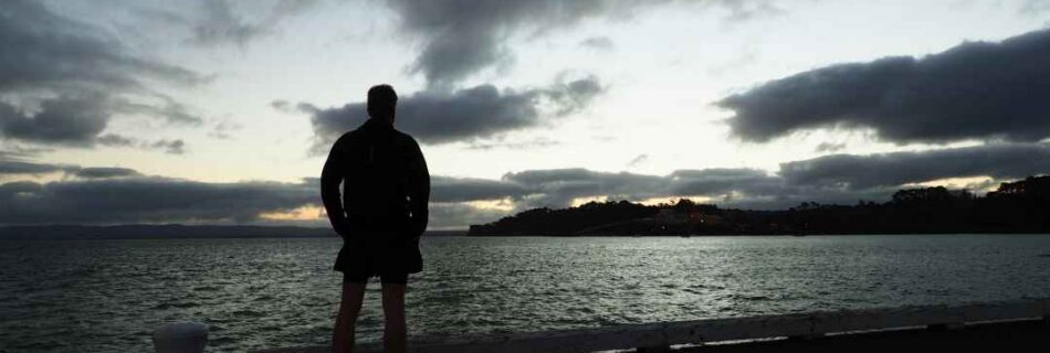 Sunset at the Birkenhead Ferry Terminal